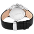 Akribos XXIV Grandiose Crystal Chronograph Steel Black Leather Strap Men's Watch AK615SS