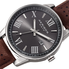 Akribos XXIV Perforated Strap Men's Watch AK1048GNBR
