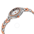 Akribos XXIV Silver Dial Two-tone Quartz Ladies Watch AK804TTR