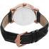 Akribos XXIV Akribos Black Dial Gold Tone Black Leather Men's Watch AK633RG