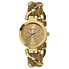 Akribos XXIV Akribos GMT Multi-Function Gold-Tone Mesh Ladies Watch AK564YG