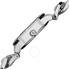 Akribos XXIV Akribos GMT Multi-Function Silver-Tone Ladies Watch AK558SS