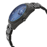 Akribos XXIV Blue Dial Black IP Stainless Steel Men's Watch AK957GNBU