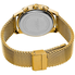 Akribos XXIV Blue Dial Chronograph Gold-Tone Men's Watch AK625BU