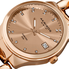Akribos XXIV Impeccable Diamond Swiss Quartz Twist Chain Bracelet Ladies Watch AK608RG