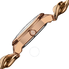 Akribos XXIV Impeccable Diamond Swiss Quartz Twist Chain Bracelet Ladies Watch AK608RG