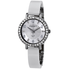Akribos XXIV Silver Dial White Ceramic Ladies Watch AK758SSW