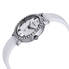 Akribos XXIV Silver Dial White Ceramic Ladies Watch AK758SSW