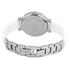 Akribos XXIV Silver Dial White Ceramic Ladies Watch AK758SSW