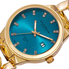 Akribos XXIV Turquoise Dial Gold-tone Base metal Ladies Watch AK759YGTQ