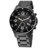 Akribos XXIV Ultimate Chronograph Black Ion-plated Steel Bracelet Men's Watch AK616WT