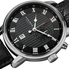 Akribos XXIV Black Dial Black Leather Men's Watch AK595SS