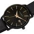 Akribos XXIV Black Dial Black Leather Men's Watch AK1064BKG
