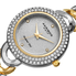 Akribos XXIV Diamond Silver-tone Dial Ladies Watch AK1050TTG