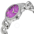 Akribos XXIV Purple Dial Silver-tone Base Metal Ladies Watch AK759SSPU