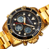 Akribos XXIV Quartz Black Dial Men's Watch AK1094YGBK