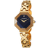 Akribos XXIV Diamond Black Dial Ladies Watch AK1086YGB