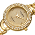 Akribos XXIV Diamond Gold Tone Dial Ladies Watch AK1050YG