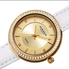 Akribos XXIV Diamond Gold Tone Dial Ladies Watch AK1067YG