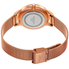 Akribos XXIV Rose Gold-tone Dial Ladies Watch AK1005RG