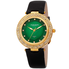 Akribos XXIV Diamond Green Dial Ladies Watch AK1008BKGN