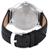 Armani Exchange Black Dial Men's Leather Watch AX2703