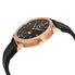 A. Lange & Sohne Saxonia Moon Phase Automatic Black Dial Men's Watch 384.031
