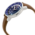 August Steiner Blue Dial Men's Leather Watch AS8213SSBU