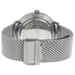 August Steiner Cream Dial Stainless Steel Mesh Men's Watch AS8091SS