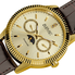 August Steiner Diamond Multi-Function Gold-Tone Men's Watch AS8051YG