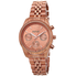 August Steiner Multi-Function Rose Dial Rose Gold-tone Ladies Watch AS8103RG