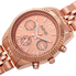 August Steiner Multi-Function Rose Dial Rose Gold-tone Ladies Watch AS8103RG
