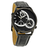 August Steiner Black Steel Men's Watch AS8010BK