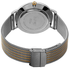 August Steiner Blue Sandstone Dial Men's Two Tone Watch AS8218TTG