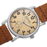 August Steiner Champagne Dial Brown Leather Ladies  Watch AS8110BR