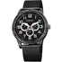 August Steiner Multi-Function Black Dial Black Ion-plated Men's Watch AS8115BK