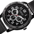 August Steiner Multi-Function Black Dial Black Ion-plated Men's Watch AS8115BK