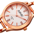 August Steiner Silver Dial Ladies Rose Gold Tone Watch AS8222RG