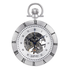 August Steiner Silver-tone Pocket Watch AS8017SS