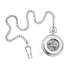 August Steiner Silver-tone Pocket Watch AS8017SS