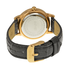 August Steiner Black Dial Rose Gold-Tone Ladies Watch AS8056RG