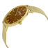 August Steiner Orange Dial Men's Gold Tone Watch AS8218YG