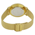 August Steiner Orange Dial Men's Gold Tone Watch AS8218YG