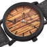 August Steiner Brown Wood Dial Black Canvas Men's Watch AS8238GY