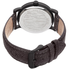 August Steiner Brown Wood Dial Black Canvas Men's Watch AS8238GY