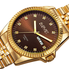 August Steiner Diamond Brown Dial Men's Watch AS8169YGBR