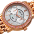 August Steiner Silver-tone Dial Ladies Watch AS8228RG