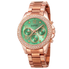 August Steiner Diamond Green Dial Ladies Watch AS8136GN