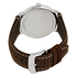 Baume et Mercier Classima White Dial Brown Leather Men's Watch 10389