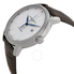 Baume et Mercier Baume and Mercier Classima Executives Automatic Silver Guilloche Dial Brown Leather Strap Men's Watch 8731